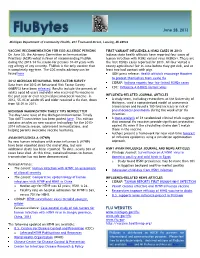 Flubytes June 28, 2013