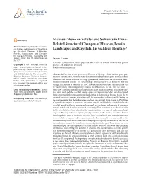 Nicolaus Steno on Solutes and Solvents in Time- Related Structural Changes of Muscles, Fossils, Citation: T