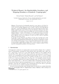 Technical Report: on Simulatability Soundness and Mapping Soundness of Symbolic Cryptography⋆