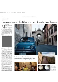 Frescoes and Folklore in an Umbrian Town