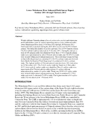 Lower Mokelumne River Salmonid Redd Survey Report: October 2011 Through February 2012