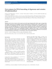 New Primers for DNA Barcoding of Digeneans and Cestodes (Platyhelminthes)