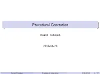 Procedural Generation