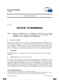 En En Notice to Members