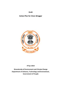 Draft Action Plan for Clean Ghaggar