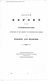 Second Report of the Commissioners