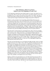 First Global Era Overview