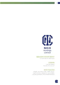 Mission Statement Vision Our Values
