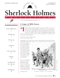 Sherlock Holmes C O L L E C T I O