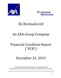 Xl Bermuda Ltd. Financial Condition Report December 2019