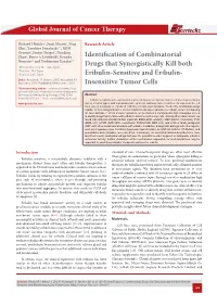 Insensitive Tumor Cells