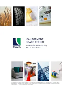 Pdf Management Board Report on Activities of the CIECH Group And