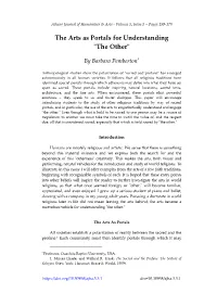 The Arts As Portals for Understanding "The Other"