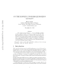 On the Hawking Wormhole Horizon Entropy
