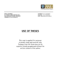 Use of Theses