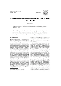 Astrometric Reference Frames in the Solar System and Beyond