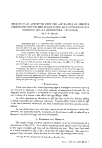CHANGES in Ph ASSOCIATED with the APPLICATION of AMMONIA and POTASSIUM HYDROXIDE to DIAPAUSING EGGS of TELEOGRYLLUS OOMMODUS (WALK.) (ORTHOPTERA: GRYLLIDAE)