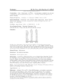 Paulingite (K; Na; Ca)3 4(Si; Al)21O42 ² 17 22H2O ¡ ¡ C 2001 Mineral Data Publishing, Version 1.2 ° Crystal Data: Cubic