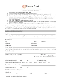 Season 11 - Contestant Application