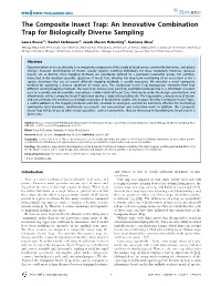 The Composite Insect Trap: an Innovative Combination Trap for Biologically Diverse Sampling