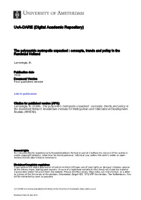 The Polycentric Metropolis Unpacked : Concepts, Trends and Policy in the Randstad Holland