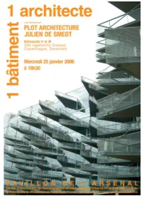 Julien De Smedt, Architect