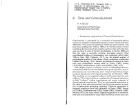 8 Time and Consciousness