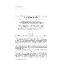 Checklist of the Aphyllophoraceous Fungi (Agaricomycetes) of the Brazilian Amazonia