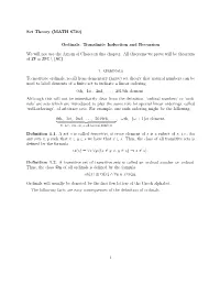 Ordinals. Transfinite Induction and Recursion We Will Not Use The