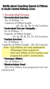 Secunderabad Junction :- No