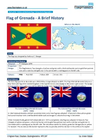 Flag of Grenada - a Brief History