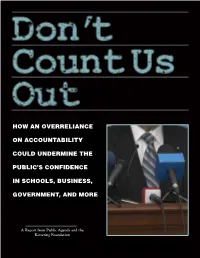 How an Overreliance on Accountability Could