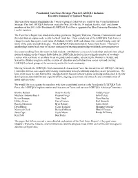 Presidential Task Force Strategic Plan for LGBTQIA Inclusion Executive Summary of Updated Progress