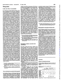 Drug Points in Patients with Pre-Existing Liver Function Abnormali- Stopped Again, and Two Months Later the Eruption Had Ties