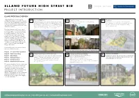 Elland Future High Street Bid Project Introduction