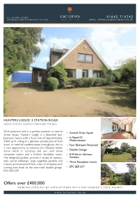 Offers Over £400,000 VIEWING STRICTLY by APPOINTMENT with the VENDOR’S SOLE AGENTS