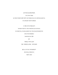 On the Backburner: an Analysis of Documentary