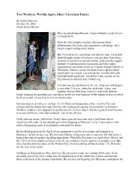 Two Workers, Worlds Apart, Share Uncertain Future