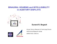 Begault 2004 Intellibility in Au
