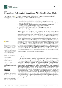 Diversity of Pathological Conditions Affecting Pituitary Stalk