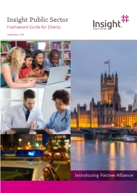 Insight Public Sector Framework Guide for Clients
