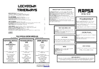 Lockdown Menu A3