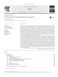 Global Variations in Abyssal Peridotite Compositions