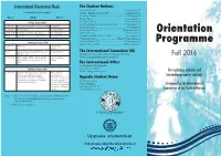 Orientation Programme
