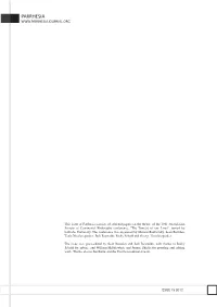 Issue 15 2012 Parrhesia Number 15 • 2012 • 1-13
