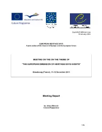 Meeting Report