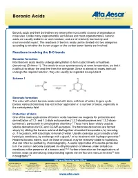 Boronic Acids