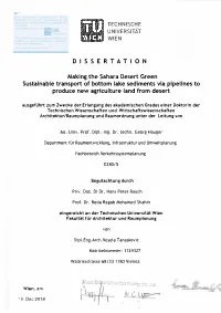 D I S. S E R T a T 1 0 N Making the Sahara Desert Green Sustainable