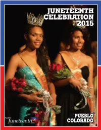 Pueblo Juneteenth 2015 Program Guide