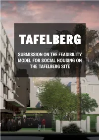 Submission on the Feasibility Model for Social Housing on the Tafelberg Site